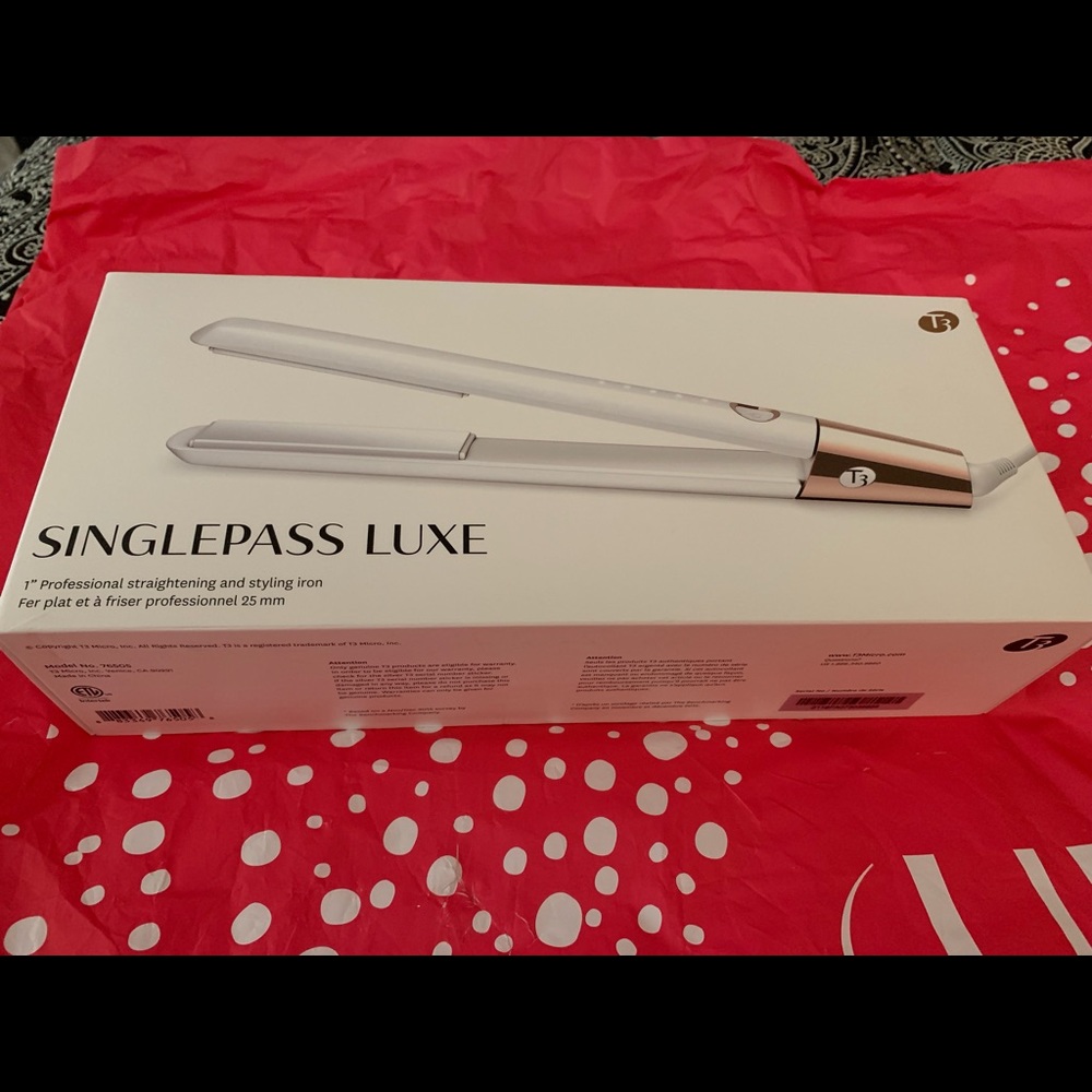 T3 Singlepass Luxe straightening and Styling iron